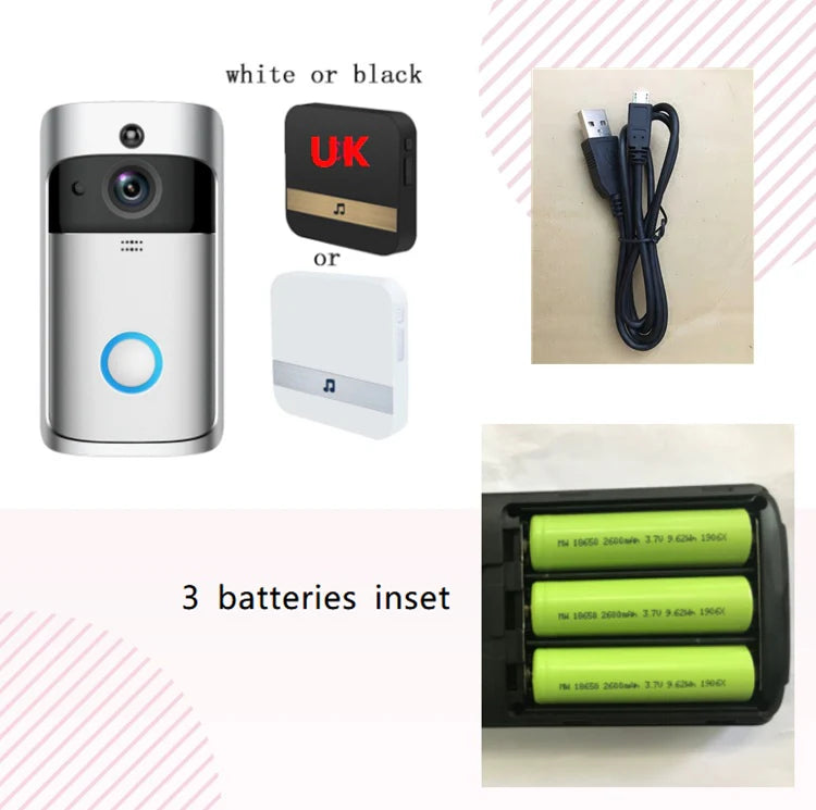 Smart WiFi Doorbell Camera|جرس باب ذكي بالكاميرا