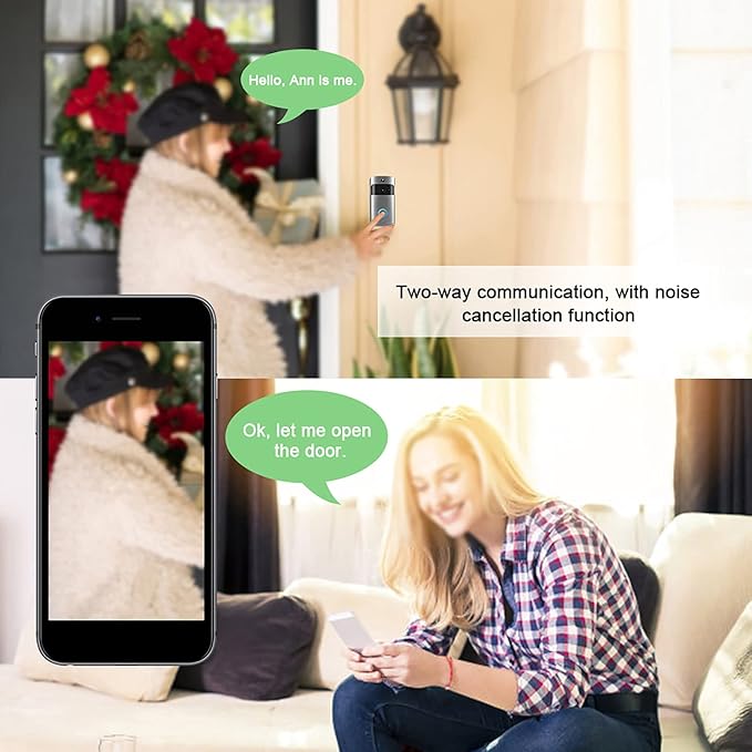 Smart WiFi Doorbell Camera|جرس باب ذكي بالكاميرا